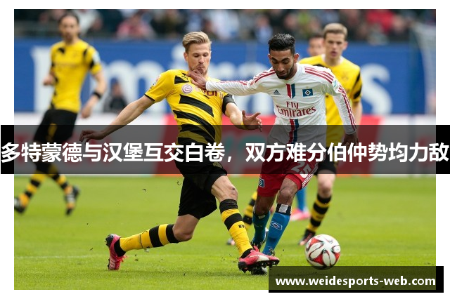 多特蒙德与汉堡互交白卷，双方难分伯仲势均力敌